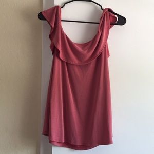 Dark coral camisole shirt